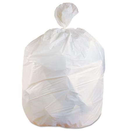 Heritage Bag 38 x 58 in. Linear Low-Density Can Liners, White - 60 gal - 0.75 mil HERH7658EW
